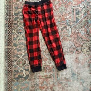 Goodfellow & Co Men’s Plaid Pajama Bottoms - Red and Black